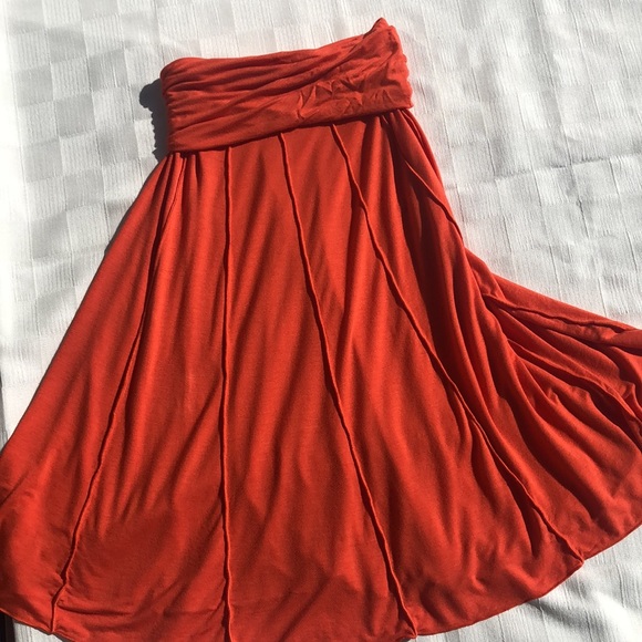 Lapis Orange skirt - Picture 1 of 8